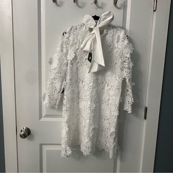 TUCKERNUCK Blanc Guipure Lace Daphne Dress - Picture 9 of 11